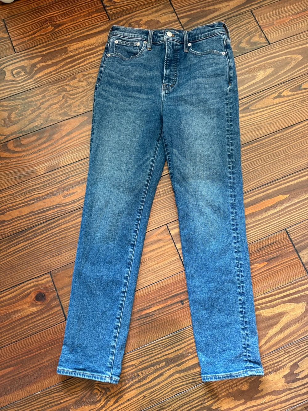 Madewell Medium Blue Straight Leg Jeans The Perfect Vintage Jean size 26